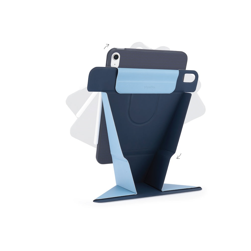 Kryt pro iPad 10,9" (2022) Pipetto Origami No6 Stand Case - modrý - iSTYLE CZ