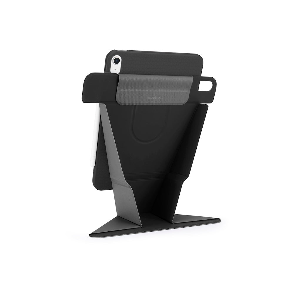Kryt pro iPad Air 13" (2024) Pipetto Origami No6 Stand Case - černý - iSTYLE CZ
