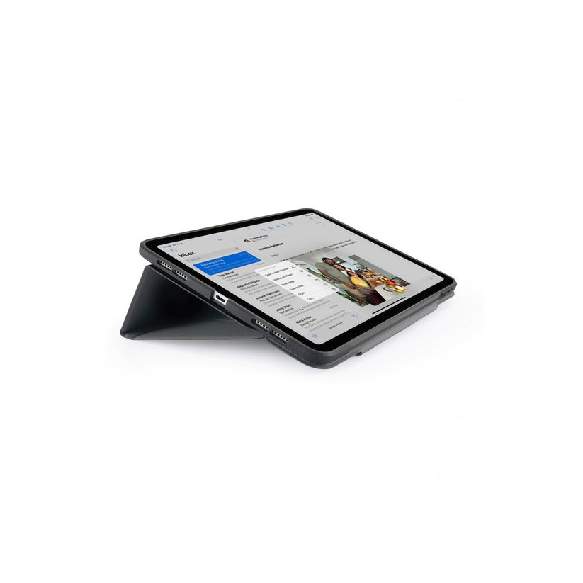Kryt pro iPad Air 13" (2024) Pipetto Origami No6 Stand Case - černý - iSTYLE CZ
