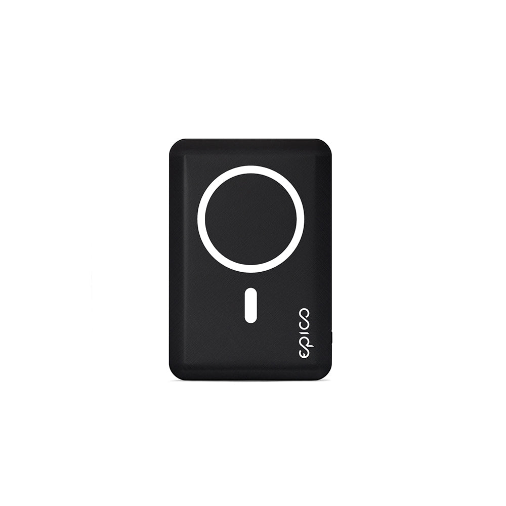 Bezdrátová powerbanka Epico s podporou MagSafe 5000mAh - černá - iSTYLE CZ