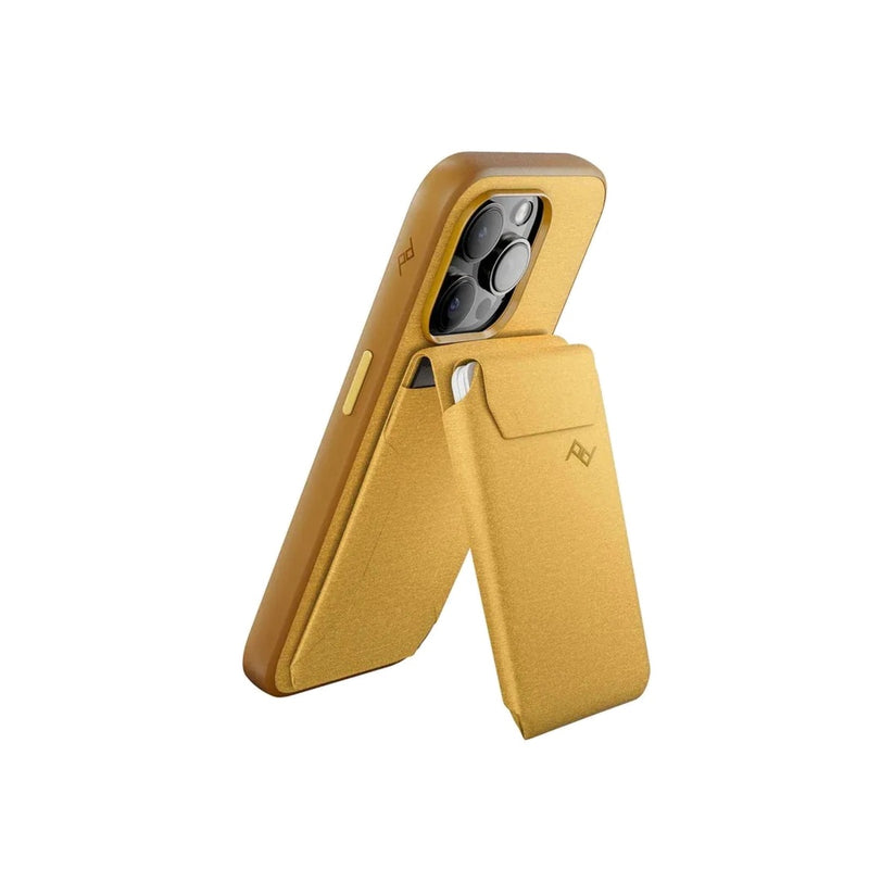 MagSafe peněženka se stojánkem Peak Design Slim Wallet - slunečně žlutá - iSTYLE CZ