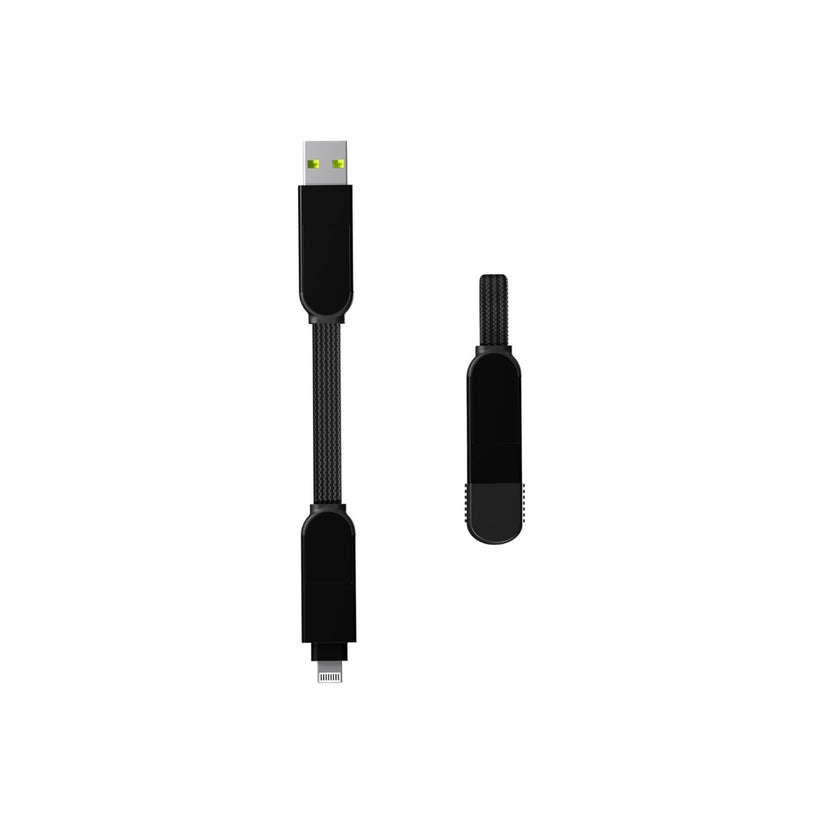 Nabíjecí kabel 6v1 Rolling Square inCharge XL - černý - iSTYLE CZ