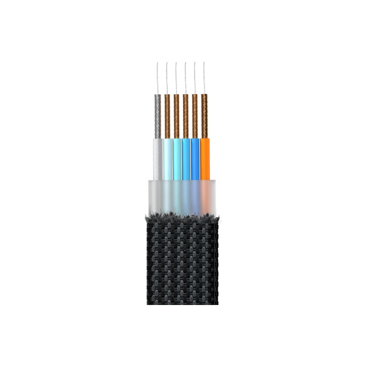Nabíjecí kabel 6v1 Rolling Square inCharge XL - černý - iSTYLE CZ
