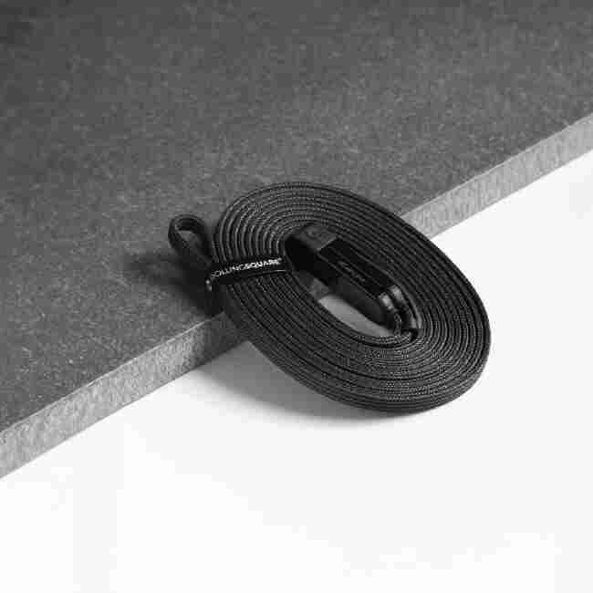 30cm nabíjecí kabel 6v1 Rolling Square inCharge XL - černý - iSTYLE CZ