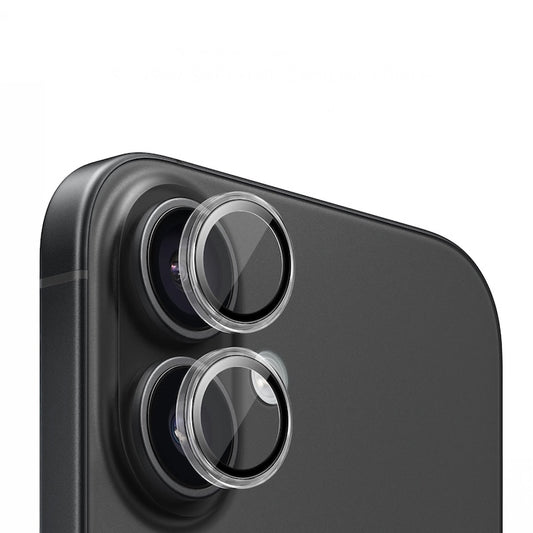 Safírové sklo na čočky pro iPhone 16/16 Plus Mobile Origin - průhledné - iSTYLE CZ