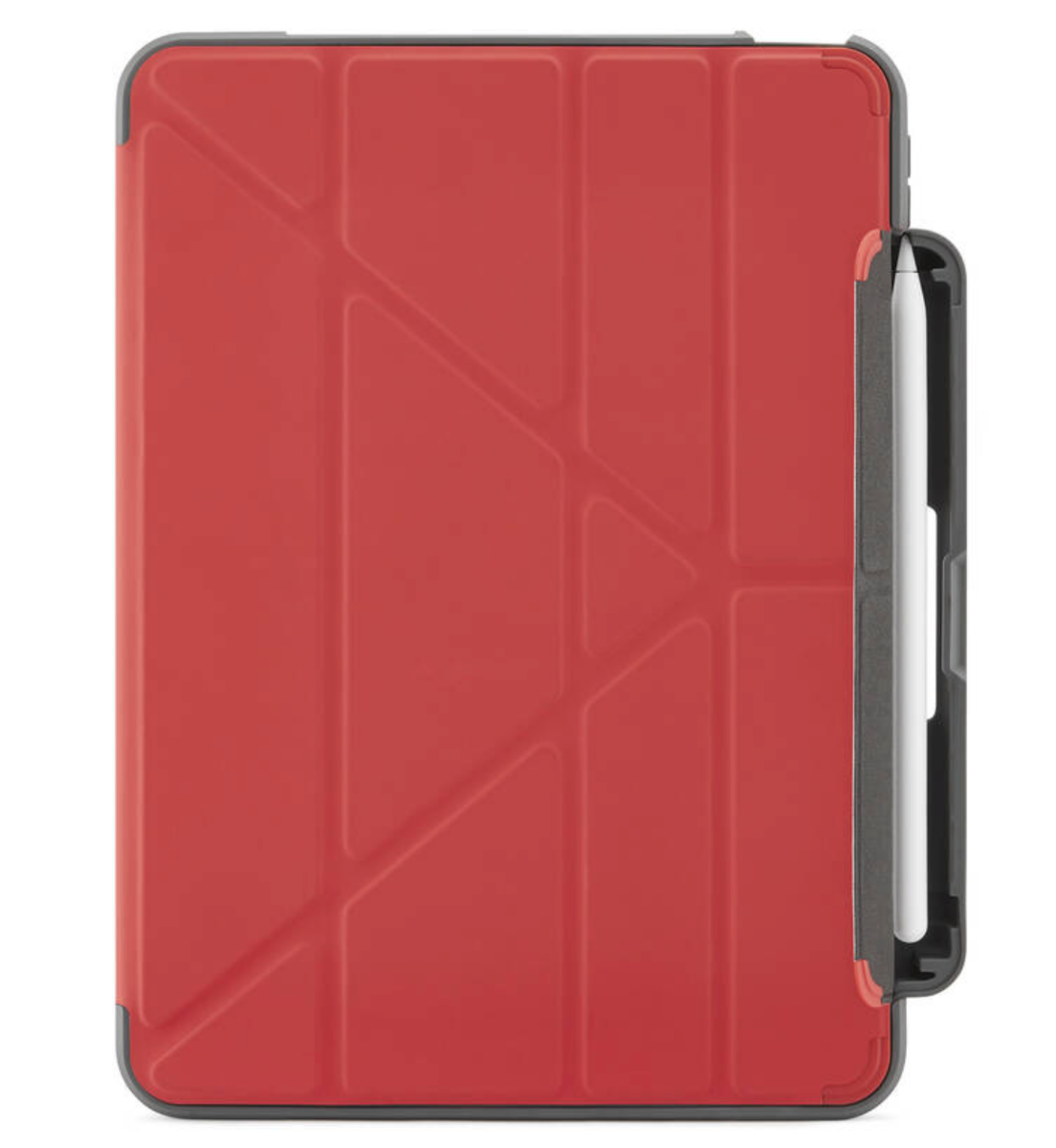 Obal na iPad Air 10.9" (2020) Pipetto Origami Pencil Shield - červený - iSTYLE CZ