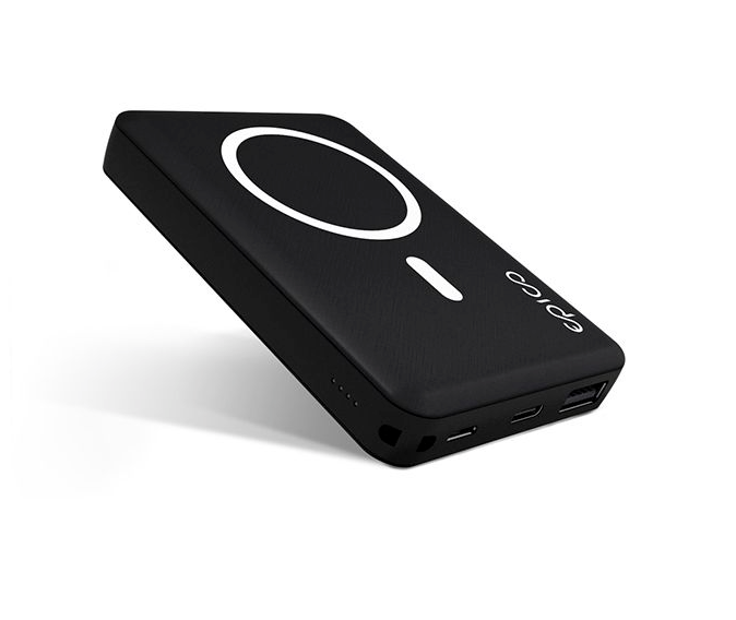 Bezdrátová powerbanka Epico s podporou MagSafe 5000mAh - černá - iSTYLE CZ