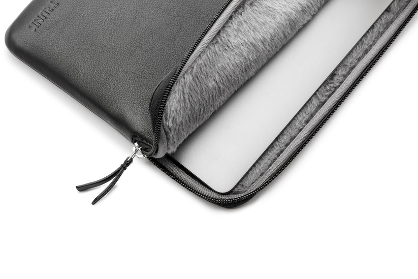 Pouzdro pro MacBook Pro 14" Trunk Leather Sleeve - černé - iSTYLE CZ