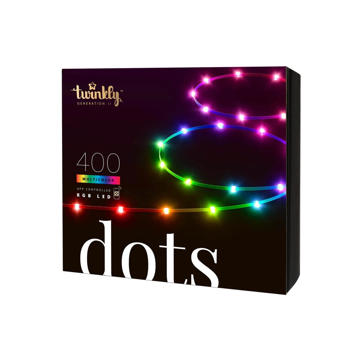 Chytré LED body Twinkly Dots 400 diod 20m - vícebarevné - iSTYLE CZ