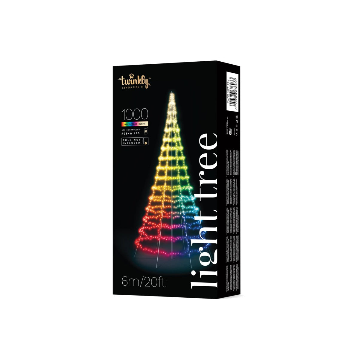 Světelný strom Twinkly Tree 1000 diod 6m - vícebarevný/bílý - iSTYLE CZ