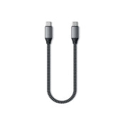 25cm kabel USB-C na USB-C Satechi - vesmírně šedý - iSTYLE CZ