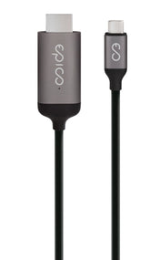 USB-C na HDMI kabel Epico 1,8m - vesmírně šedý - iSTYLE CZ