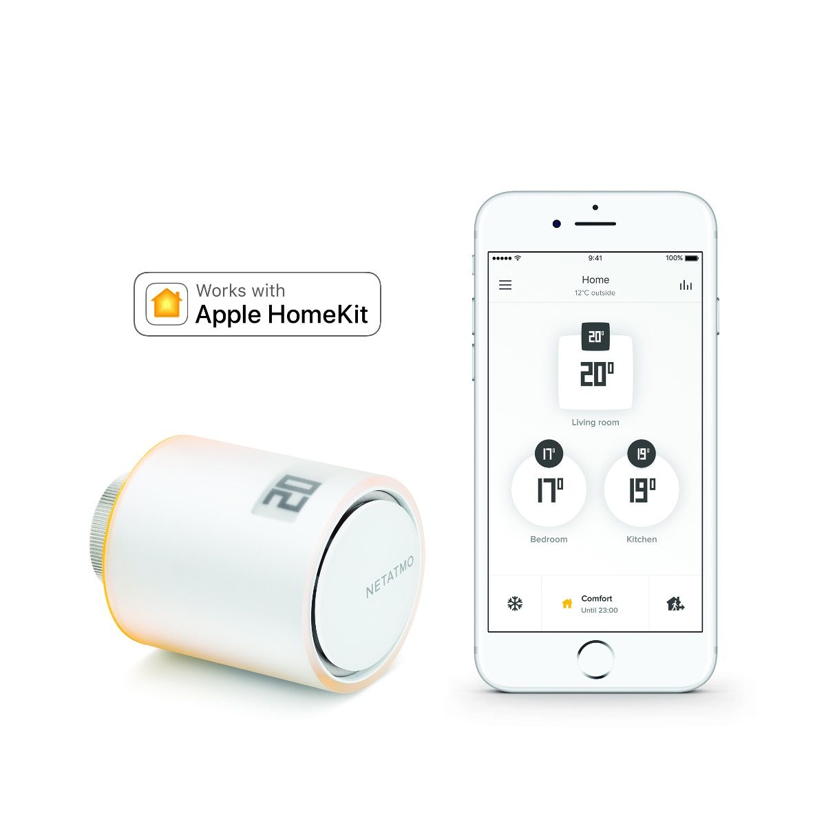 Chytrá termostatická hlavice Netatmo Radiator Valve - iSTYLE CZ